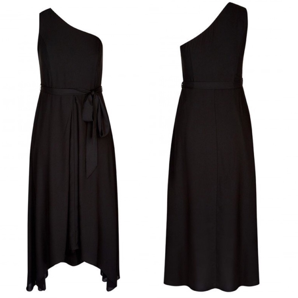 City Chic Black One Love Maxi Size S/16 - Picture 2 of 6